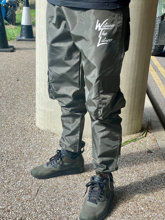 'WTL' Cargo Tracksuit - Khaki Green