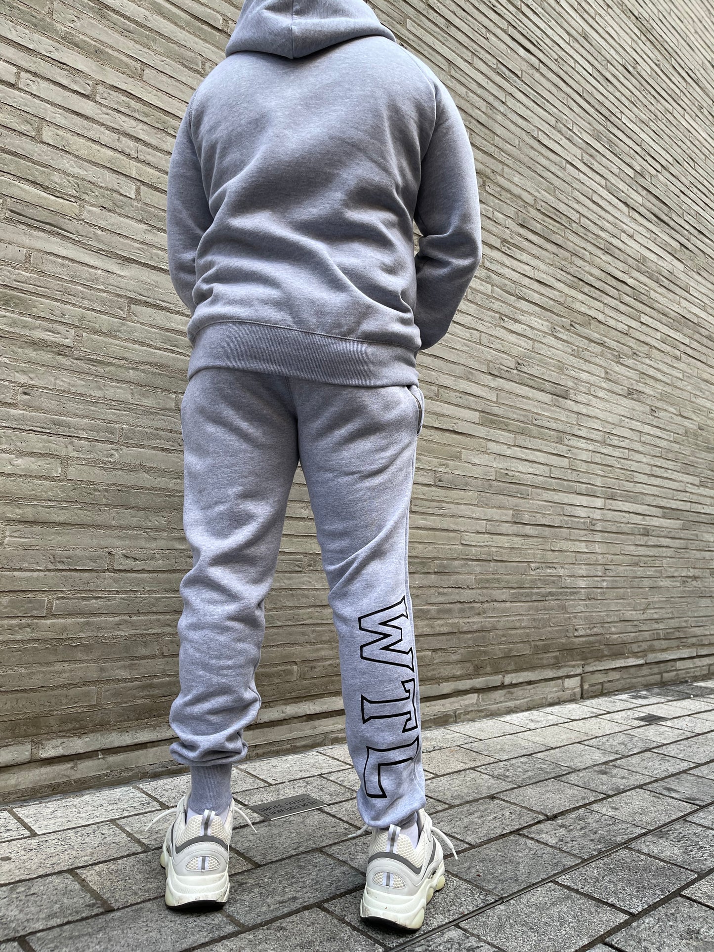 'WTL' Hoodie Tracksuit - Grey/Black